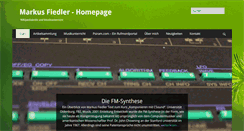 Desktop Screenshot of markus-fiedler.de